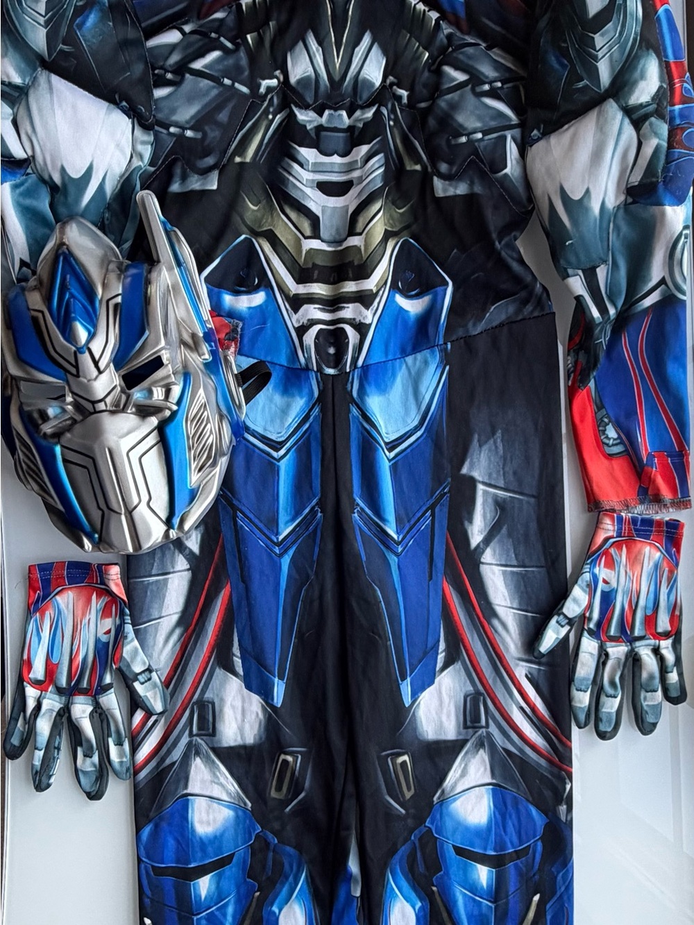 Transformer Optimus Prime Kids Costume with Mask and Gloves Youth Medium